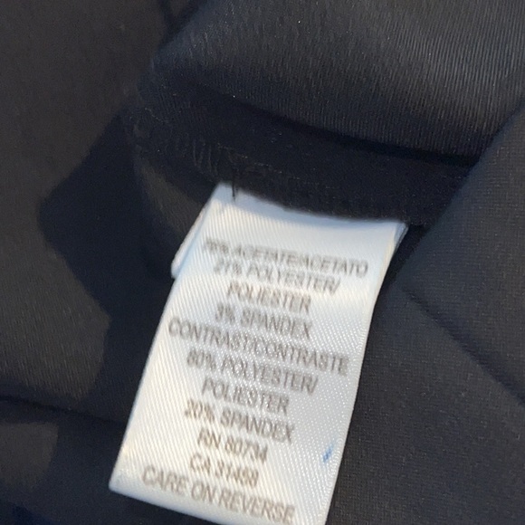 BCBG MAX AZRIA black satin bodycon dress straps Sz 6 - Picture 9 of 9